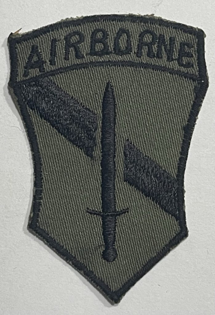 ACU Gray LRRP Tab – Long-range Reconnaissance Patrol Sew-On Patch, Army Original